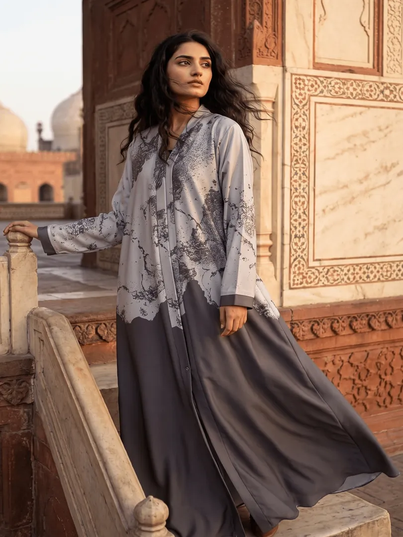 Aliza" Royal Silk Abaya